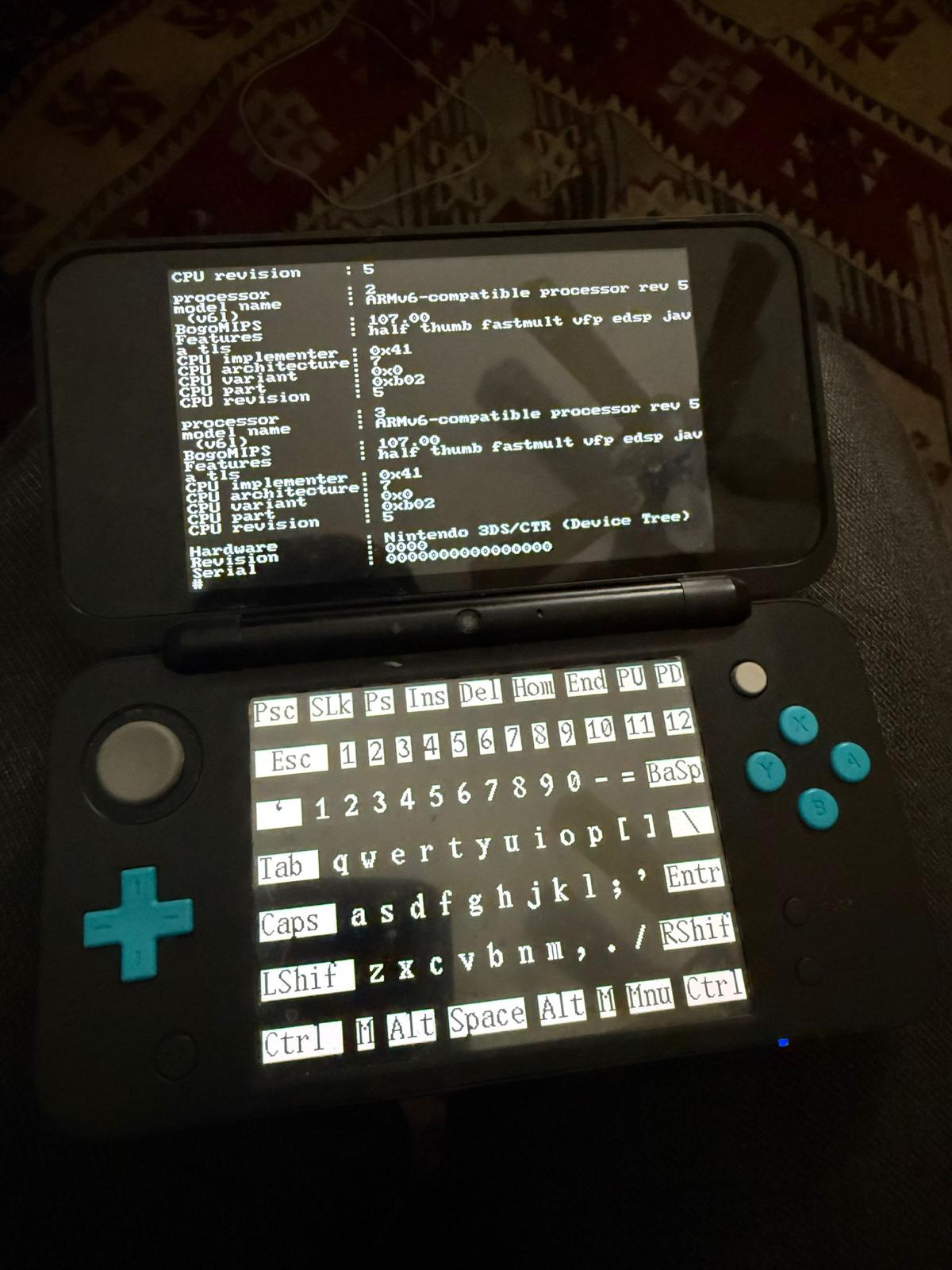 Linux en Nintendo New 2DS XL